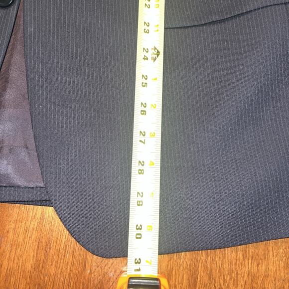 Brooks Brothers Men’s Navy Stripe Blazer 346 Size 40S - Picture 6 of 8